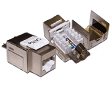 Модуль Keystone, RJ45, кат.5E, STP, 90 градусов