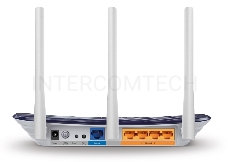 Маршрутизатор AC750 Wireless Dual Band Router, 433 at 5 GHz +300 Mbps at 2.4 GHz, 802.11ac/a/b/g/n, 1 port WAN 10/100 Mbps + 4 ports LAN 10/100 Mbps, 3 fixed antennas