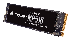 Накопитель SSD M.2 2280 960GB Corsair MP510 Client SSD CSSD-F960GBMP510B PCIe Gen3x4 with NVMe, 3480/3000, IOPS 280/700K, MTBF 1.8M, 3D TLC, 720TBW, 0.41DWPD, Heatsink, RTL