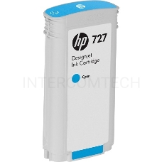 Картридж струйный HP 727 F9J76A голубой для HP DJ T1500/T1530/T2500/T2530/T920/T930 (300мл)