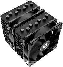 Кулер ID-COOLING SE-207-XT ADVANCED LGA20XX/1700/1200/115X/AM4 (8шт/кор, TDP 280W, PWM, черный, 7 тепл.трубок + медная база, 2 x FAN 120mm) RET