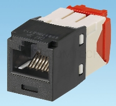 Модуль информационный Panduit CJ5E88TGBL Mini-Com RJ45 кат.5e черный