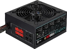 Блок питания Aerocool ATX 1000W KCAS PLUS 1000GM V2 (24+8+4+4pin) APFC 140mm fan 10xSATA Cab Manag RTL