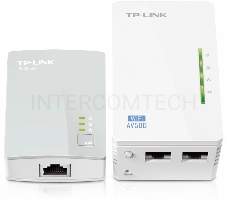 Комплект адаптеров TP-Link TL-WPA4220 KIT, AV600 Powerline с Wi-Fi N300, TL-WPA4220 (1 шт.) + TL-PA4010 (1 шт.)