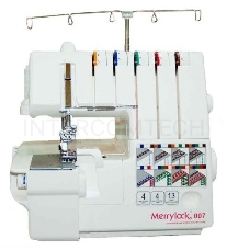 Оверлок Merrylock 007 (5-ти-ниточный), 20 швейных операций, 2-,3-,4-,5-ти ниточная строчка