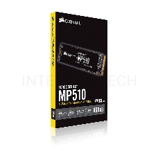 Накопитель SSD M.2 2280 960GB Corsair MP510 Client SSD CSSD-F960GBMP510B PCIe Gen3x4 with NVMe, 3480/3000, IOPS 280/700K, MTBF 1.8M, 3D TLC, 720TBW, 0.41DWPD, Heatsink, RTL