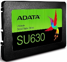 Твердотельный накопитель SSD ADATA SU630SS Client SSD 960GB  ASU630SS-960GQ-R SATA 6Gb/s, 520/450, IOPS 40/65K, MTBF 1.5M, 3D QLC, 200TBW, RTL