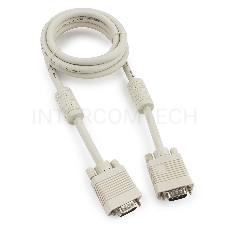 Кабель Gembird/Cablexpert CC-PPVGA-6, Кабель VGA Premium ,15M/15M,1.8м, тройной экран, феррит.кольца, пакет