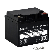 Батарея ExeGate DT 1240 (12V 40Ah), клеммы под болт М5