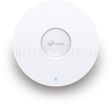 Потолочная точка доступа TP-Link EAP653 AX3000 Ceiling Mount Dual-Band Wi-Fi 6 Access Point, 1?1Gbps RJ45 Port, 574Mbps at  2.4 GHz + 2402 Mbps at 5 GHz, 802.3at POE, 2?Internal Antennas