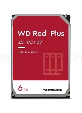 Жесткий диск Western Digital Red Plus WD60EFPX 6TB 3.5 5400 RPM 128MB SATA-III NAS Edition (замена WD60EFZX)