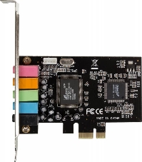 Звуковая карта PCI-E C-media ASIA PCIE 8738 6C,  5.1, oem