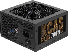 Блок питания Aerocool ATX 700W KCAS-700W PLUS 80+ bronze (24+4+4pin) APFC 120mm fan 7xSATA RTL