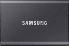 Твердотельный накопитель Samsung SSD 500GB T7 Touch, USB Type-C, R/W 1000/1050MB/s, Titanium