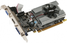 Видеокарта MSI N210-1GD3/LP NVIDIA GeForce 210 1024Mb 64 DDR3 460/800 DVIx1/CRTx1 Ret