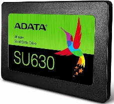 Твердотельный накопитель SSD ADATA SU630SS Client SSD 960GB  ASU630SS-960GQ-R SATA 6Gb/s, 520/450, IOPS 40/65K, MTBF 1.5M, 3D QLC, 200TBW, RTL