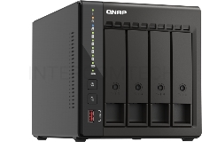 Сетевое хранилище SMB QNAP TS-453E-8G NAS, 4-tray w/o HDD. 2xHDMI-port. 4-core Celeron J6412 2-2.6 GHz, 8GB DDR,  2x2.5Gb LAN, 2 x M.2 2280 PCIe Gen 3 x2, 2x USB 3.2 Gen 2 (10Gbps) Port, 2x USB 2.0 port