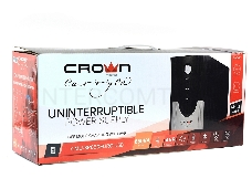 Источник бесперебойного питания CROWN Line Intractive CMU-SP650EURO USB 650VA\360W, корпус металл, 1x12V/7AH, розетки 2*EURO+3*IEC, трансформатор AVR 140-290V, съёмный кабель 1.2 м, порт RJ11/45, порт USB, защита: от перегрузки, от КЗ, от скачков напражен