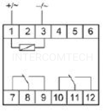 Реле промежуточное PK-2P/Un (монтаж на DIN-рейке 35мм 24В AC/DC 2х8А 2P IP20) F&F EA06.001.008