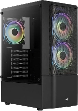 Корпус Aerocool Quantum Mesh-G-BK-v2 черный без БП ATX 3x120mm 2x140mm 1xUSB2.0 2xUSB3.0 audio bott PSU