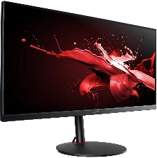Монитор ACER 34 Nitro XV340CKPbmiipphzx (21:9)/IPS(LED)/ZF/HDR Ready/3440x1440/144Hz/1ms/250nits/1000:1/2xHDMI(2.0)+2xDP(1.4)+Audio out+USB3.0(1up 2down)/3Wx2/DP/HDMI FreeSync/Black