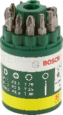 Набор бит BOSCH 2607019452  9 БИТ + УНИВЕР.ДЕРЖАТЕЛЬ PROMOLINE