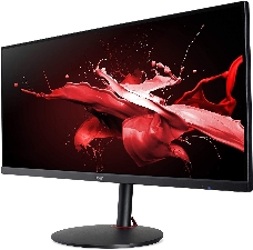 Монитор ACER 34 Nitro XV340CKPbmiipphzx (21:9)/IPS(LED)/ZF/HDR Ready/3440x1440/144Hz/1ms/250nits/1000:1/2xHDMI(2.0)+2xDP(1.4)+Audio out+USB3.0(1up 2down)/3Wx2/DP/HDMI FreeSync/Black
