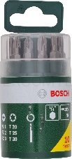 Набор бит BOSCH 2607019452  9 БИТ + УНИВЕР.ДЕРЖАТЕЛЬ PROMOLINE