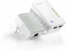 Комплект адаптеров TP-Link TL-WPA4220 KIT, AV600 Powerline с Wi-Fi N300, TL-WPA4220 (1 шт.) + TL-PA4010 (1 шт.)