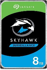 Жесткий диск SEAGATE SATA 8TB 7200RPM 6GB/S 256MB ST8000VX004 Skyhawk