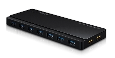 Сетевое оборудование TP-Link UH720 7 ports USB 3.0 Hub with 2 power charge ports (2.4A Max), Desktop, a 12V/4A Power Adapter included