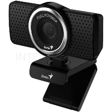 Интернет-камера Genius Веб-камера Genius ECam 8000 черная (Black) new package, 1080p Full HD, Mic, 360°, универсальное мониторное крепление, гнездо для штатива