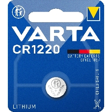 Батарейка Varta ELECTRONICS CR1220 BL1 Lithium 3V (6220) (1/10/100)