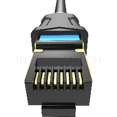 Патч-корд удлинитель Vention прямой SSTP cat.6, RJ45 - 3м. Черный