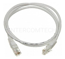 Кабель Патч-корд Lanmaster UTP TWT-45-45-1.5/6-GY вилка RJ-45-вилка RJ-45 кат.6 1.5м серый ПВХ (уп.:1шт)