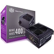 Блок питания Cooler Master MWE White, 400W, ATX, 120mm, 6xSATA, 1xPCI-E(6+2), APFC, 80+ White CLM-MPE-4001-ACABW-EU