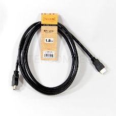 Кабель цифровой TV-COM HDMI19M to HDMI19M, V1.4+3D, 1.8m