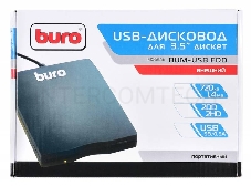 Дисковод USB 3.5 Buro BUM-USB FDD 1.44Mb внешний черный