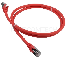 Патч-корд Lanmaster LAN-PC45/S6A-5.0-RD вилка RJ-45-вилка RJ-45 кат.6А 5м красный LSZH