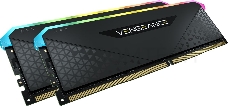 Модуль памяти DDR4 Corsair Vengeance RGB RS 16GB (2x8Gb) 3200MHz CL16 (16-20-20-38) 1.35V / CMG16GX4M2E3200C16 / Black
