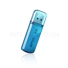 Флеш Диск Silicon Power 8Gb Helios 101 SP008GBUF2101V1B USB2.0 синий