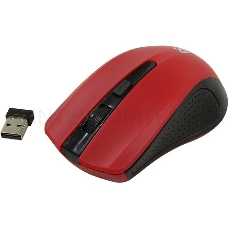 Мышь Defender Accura MM-935 Red USB 52937{Беспроводная оптическая мышь, 4 кнопки,800-1600 dpi}