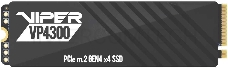 Накопитель SSD Patriot Viper VP4300 2TB, M.2 2280, VP4300-2TBM28H, PCIe 4x4, NVMe, TLC, 7400/6800, 2 heatshields, RET