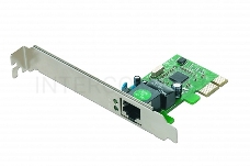 Сетевой адаптер Ethernet Gembird NIC-GX1 1000/100/10, PCI-express, чипсет RTL8111C