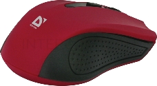 Мышь Defender Accura MM-935 Red USB 52937{Беспроводная оптическая мышь, 4 кнопки,800-1600 dpi}