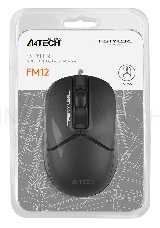 Мышь A4Tech Fstyler FM12 черный оптическая (1200dpi) USB (3but)