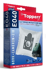 Фильтр синтетический 1411 EO40 Topperr д/пылесоса EIO, CAMERON , 4 шт.в ед. (c)