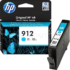 Картридж струйный HP 912 3YL77AE голубой (315стр.) для HP OfficeJet 801x/802x