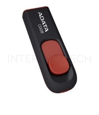 Флеш Диск ADATA Flash Drive 32Gb С008 AC008-32G-RKD {USB2.0, Black-Red}
