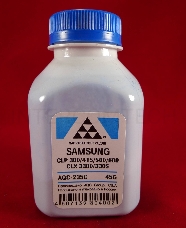 Тонер SAMSUNG CLP 300/315/320/325/360/415/500/510/600/610/660/CLX3300/3305 Cyan, (фл.45г.) AQC фас. Россия